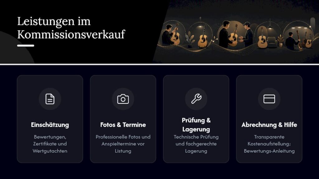 Warum Vintage Guitar World für Ihren Kommissionsverkauf — overview diagram