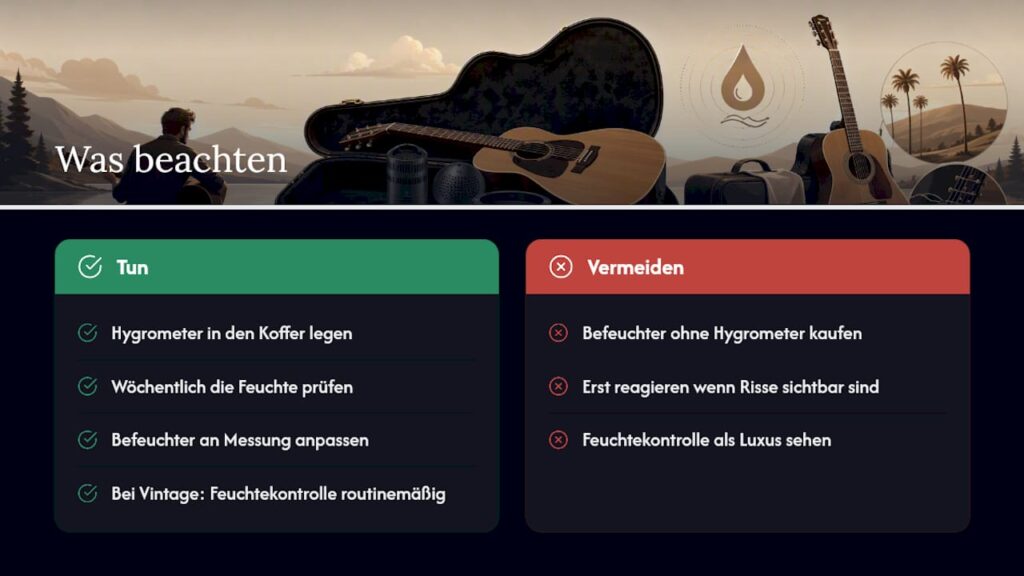 Was beim Thema Gitarrenbefeuchter oft übersehen wird — overview diagram