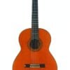 Die Paulino Bernabe M-5 2008 Klassische Gitarre ist eine klassische Akustikgitarre mit einem Holzkorpus, sechs Saiten und einer dekorativen Rosette um das Schallloch, abgebildet vor einem weißen Hintergrund. Die Paulino Bernabe M-5 2008 Klassische Gitarre ist eine klassische Akustikgitarre mit einem Holzkorpus, sechs Saiten und einer dekorativen Rosette um das Schallloch, abgebildet vor einem weißen Hintergrund.