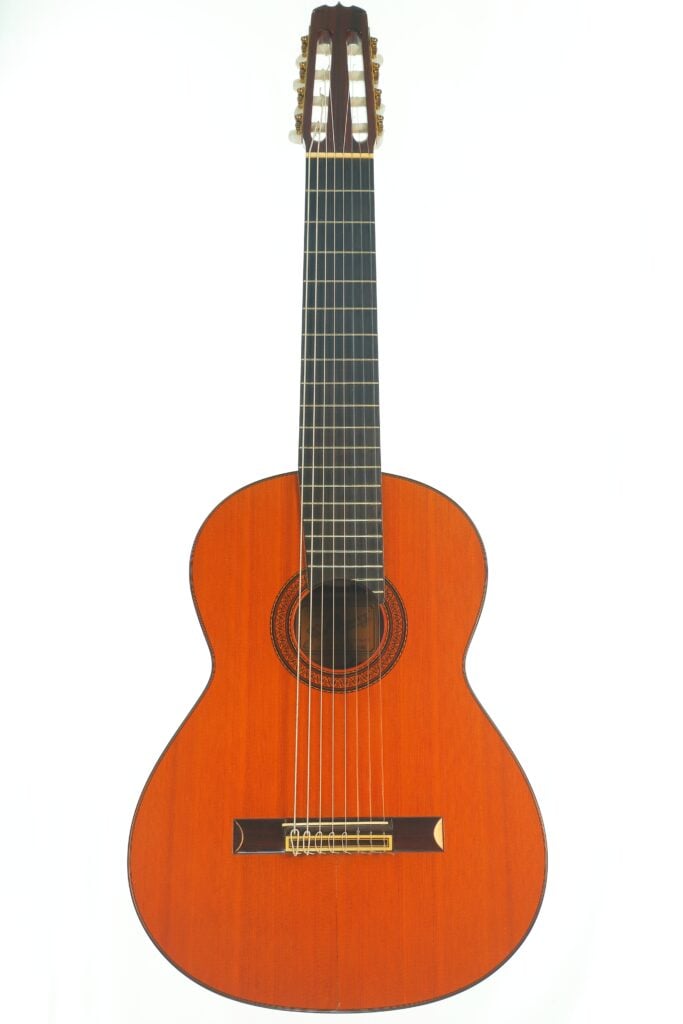 Jose Ramirez 1984 8-saitige Klassische Gitarre – Eine außergewöhnliche Rarität mit faszinierender Klangfülle und grenzenlosen musikalischen Möglichkeiten Jose Ramirez 1984 8-saitige Klassische Gitarre – Eine außergewöhnliche Rarität mit faszinierender Klangfülle und grenzenlosen musikalischen Möglichkeiten